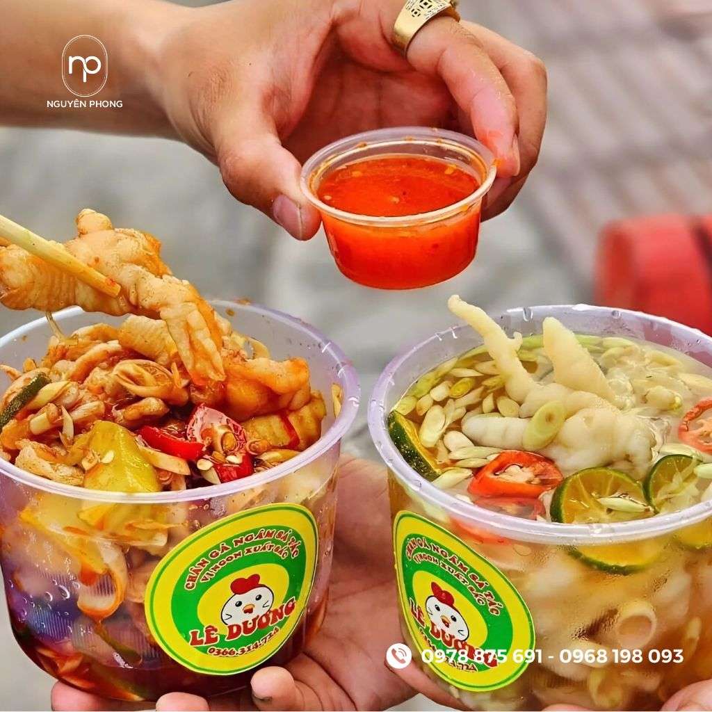Tem nhãn chân gà sả tắc